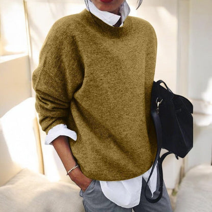 Emily | Soft Loose Knit Sweater with Crewneck