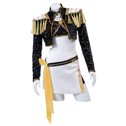 Demetria | Women's Kpop Hunter Halloween Costume with Stage Outfit