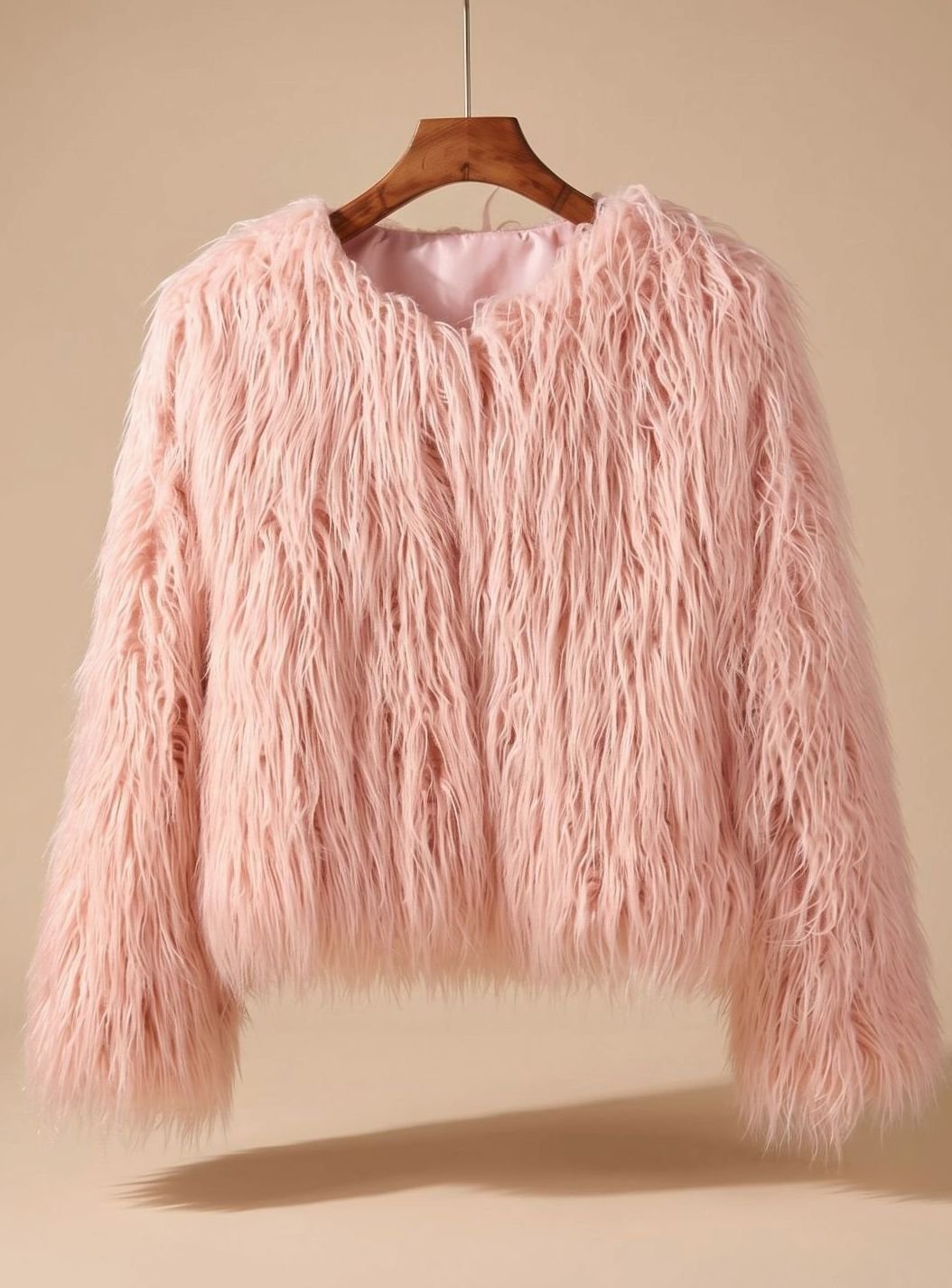 Donna | Women's Fluffy Faux Fur Short Jacket