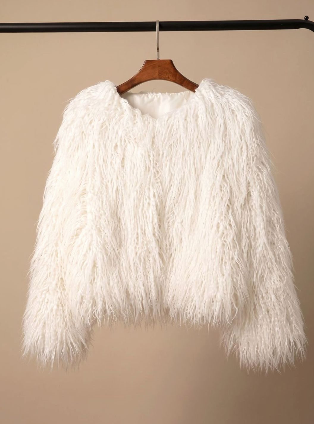 Donna | Women's Fluffy Faux Fur Short Jacket