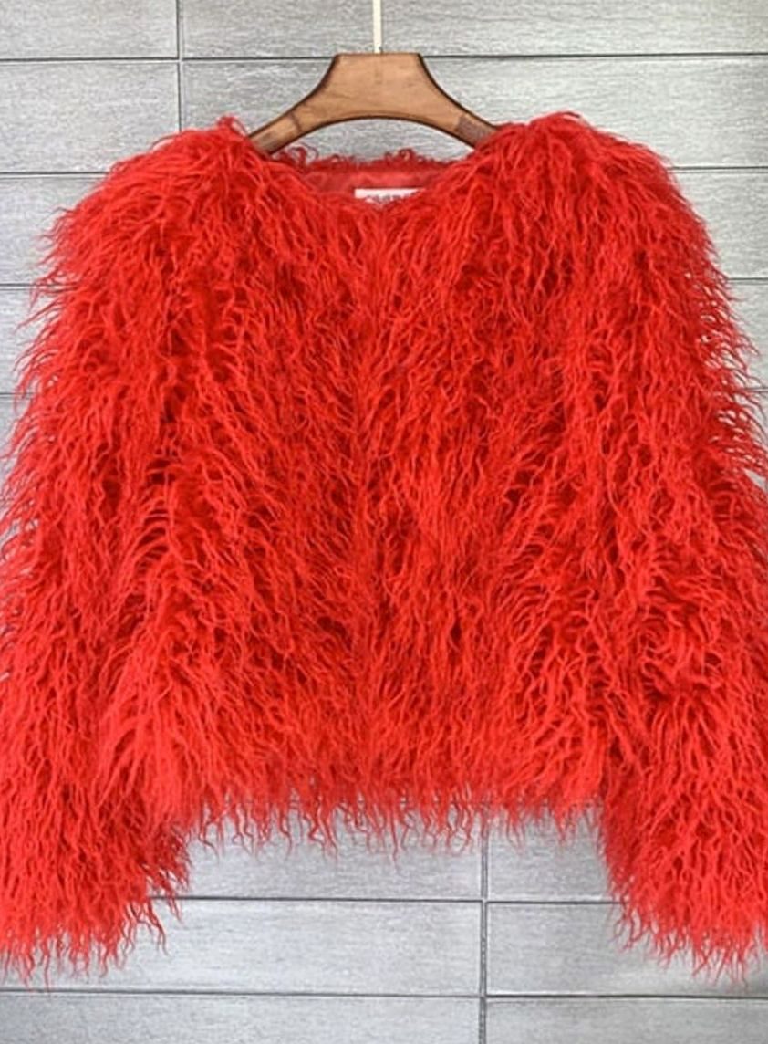 Donna | Women's Fluffy Faux Fur Short Jacket