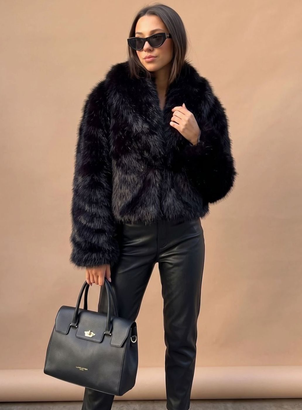 Emily | Women's Faux Fur Short Coat for Autumn