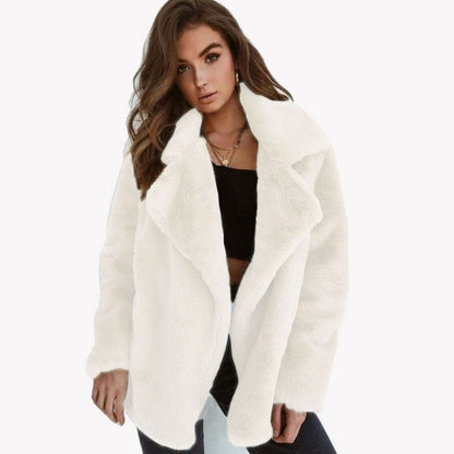 Amanda | Women's Oversized Teddy Faux Fur Coat
