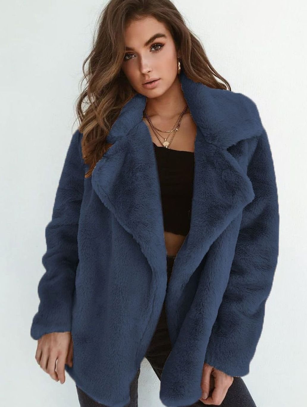 Amanda | Women's Oversized Teddy Faux Fur Coat