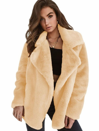 Amanda | Women's Oversized Teddy Faux Fur Coat
