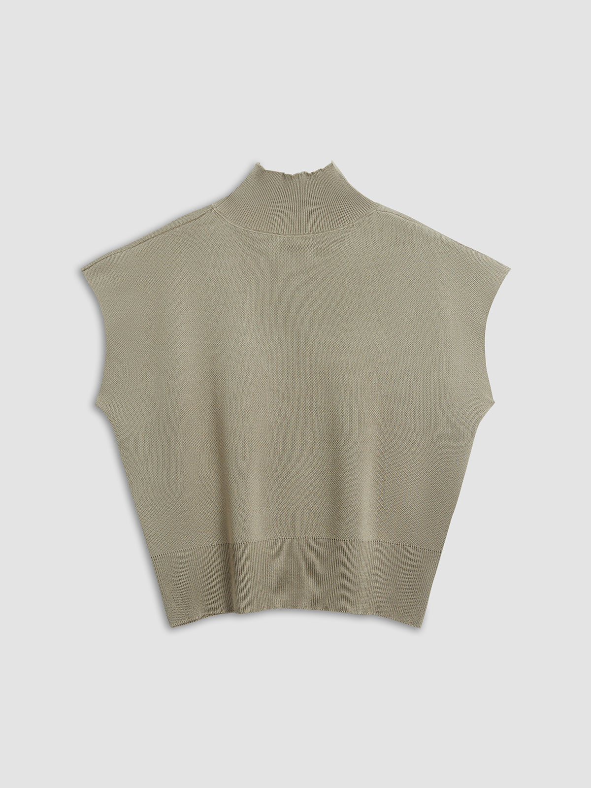 Audrey | Women's casual top with mock neck short sleeves