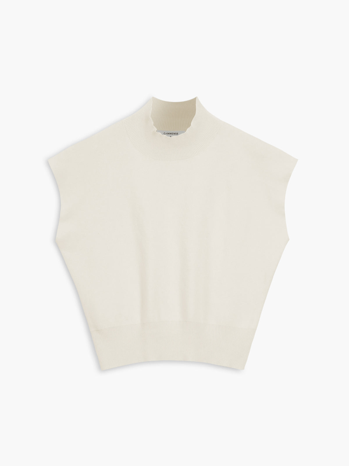 Audrey | Women's casual top with mock neck short sleeves