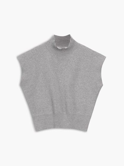Audrey | Women's casual top with mock neck short sleeves
