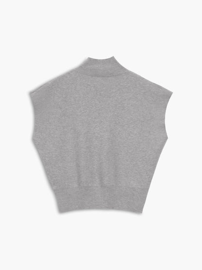 Audrey | Women's casual top with mock neck short sleeves