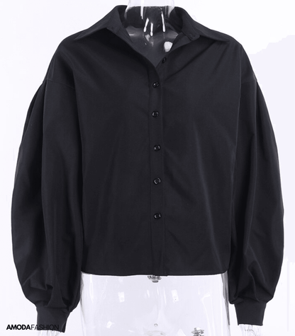 Emily | Women's Casual Blouse with Lantern Sleeves