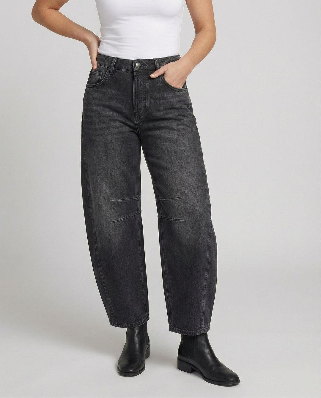 Westlyn | Women’s High-Waist Relaxed Tapered Jeans | Casual