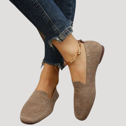 Cassidy | Women's Knit Flats with Slip-On Style