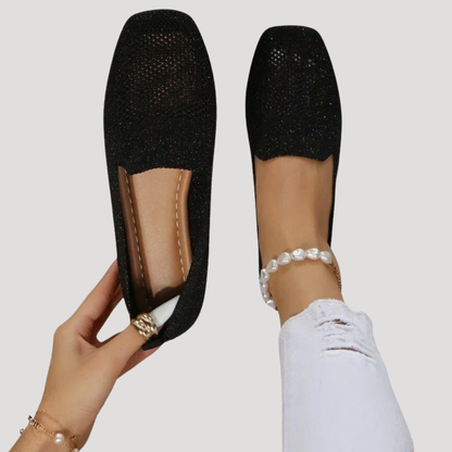 Cassidy | Women's Knit Flats with Slip-On Style