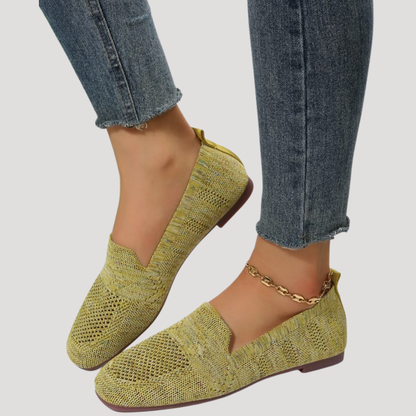 Cassidy | Women's Knit Flats with Slip-On Style