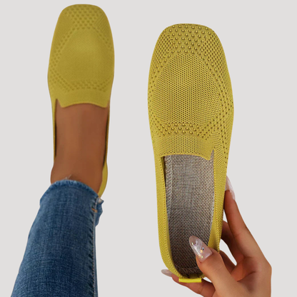 Cassidy | Women's Knit Flats with Slip-On Style