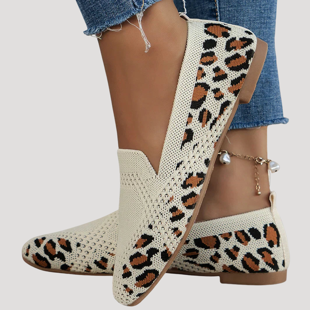Cassidy | Women's Knit Flats with Slip-On Style