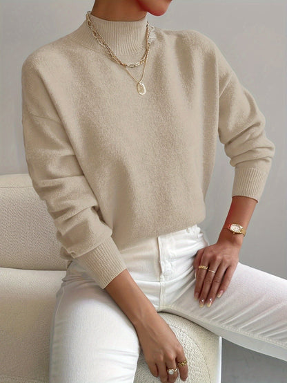 Elspeth | Elegant Turtleneck Sweater with Relaxed Fit