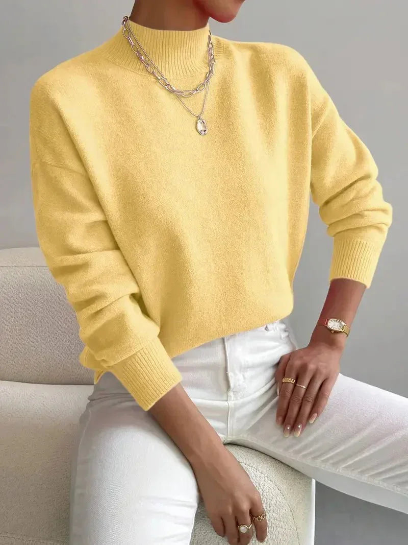 Mary | Elegant Turtleneck Sweater with Relaxed Fit