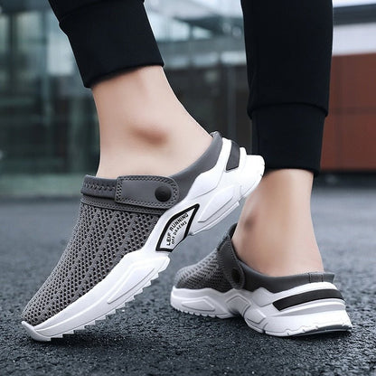 Uriah | Men’s Slip-On Mesh Sandals | Sporty