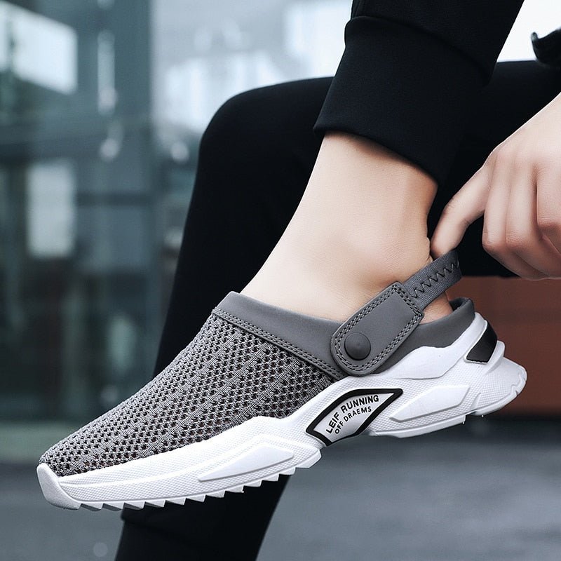 Uriah | Men’s Slip-On Mesh Sandals | Sporty