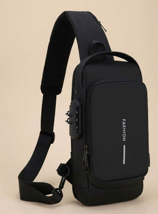 Theodore | Men's Water-Repellent Shoulder Bag with USB Port