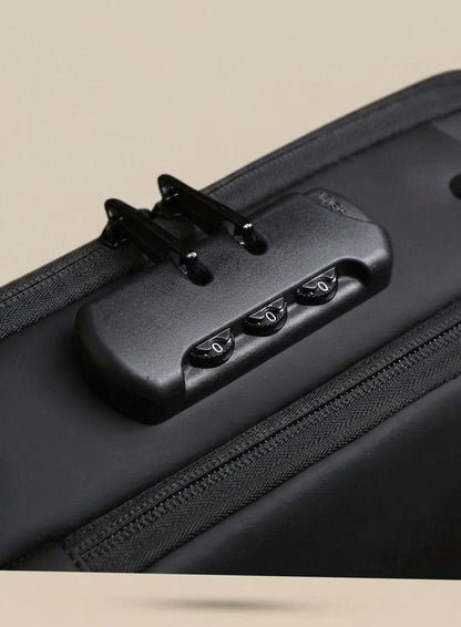 Theodore | Men's Water-Repellent Shoulder Bag with USB Port