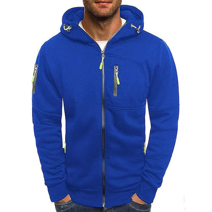 Ralfh | Men's Hooded Jacket with Full-Length Zip