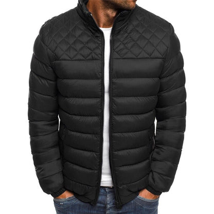 Nicholas | Elegant Puffer Winter Jacket with Stand Collar