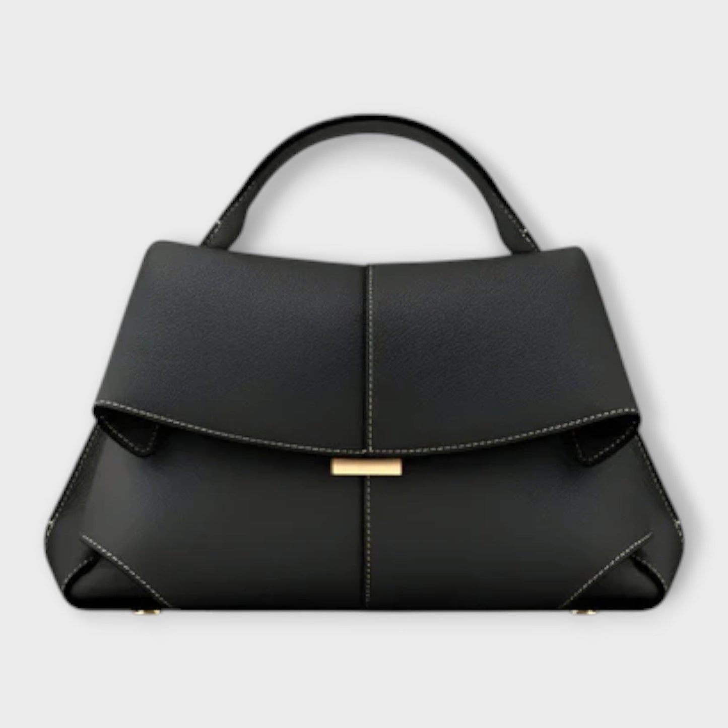 Amara | Women structured handbag with top handle and flap