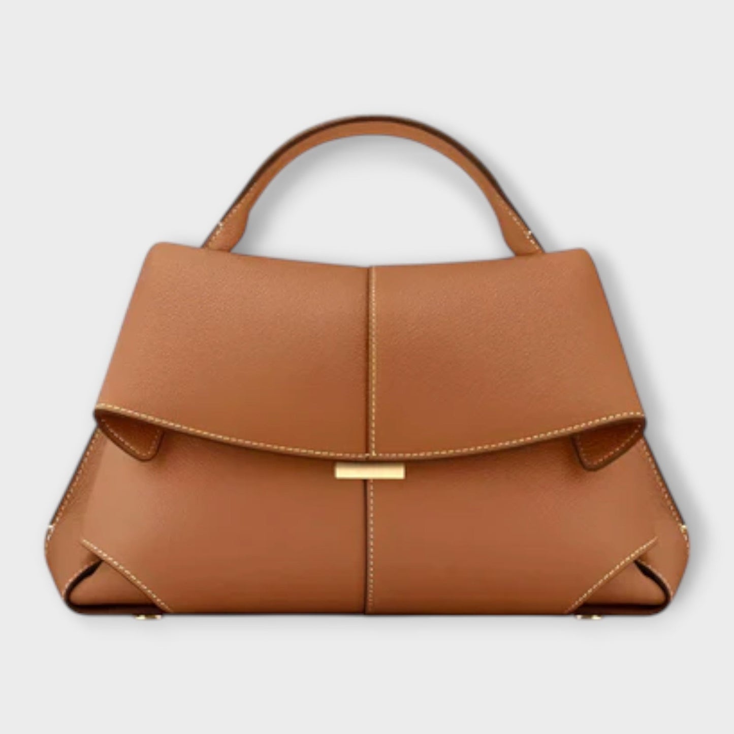 Amara | Women structured handbag with top handle and flap