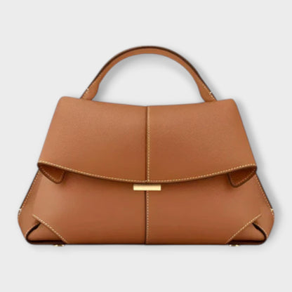 Amara | Women structured handbag with top handle and flap