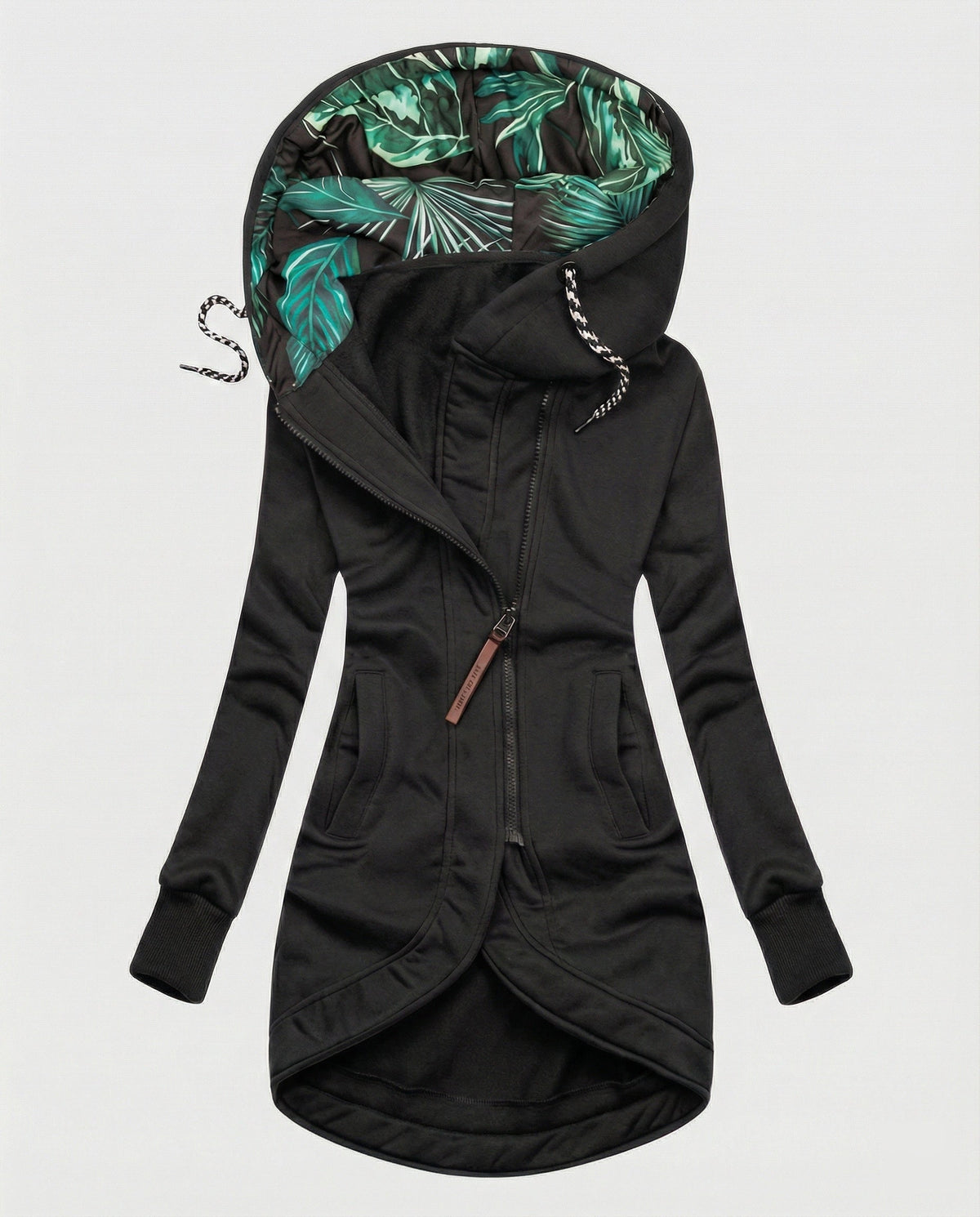 Christine | Women's Hooded Winter Coat with Printed Lining