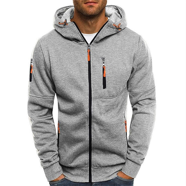 Ralfh | Men's Hooded Jacket with Full-Length Zip