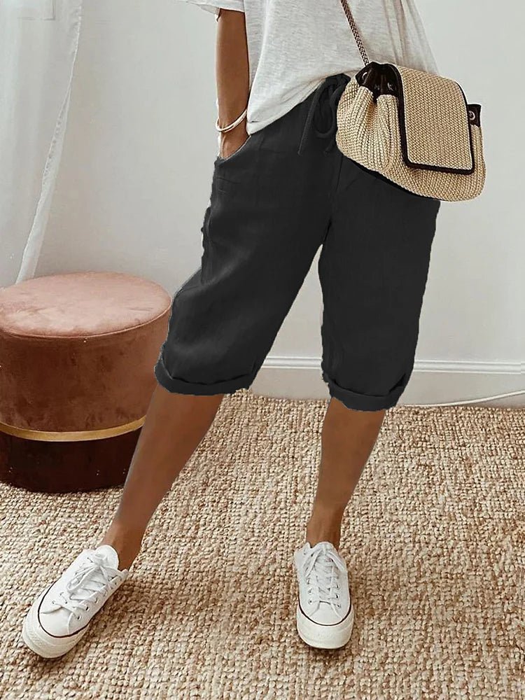 Stella | Women's Shorts in Cotton and Linen