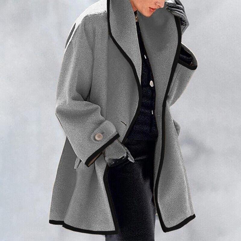 Maria | Elegant Winter Coat with Lapel Collar