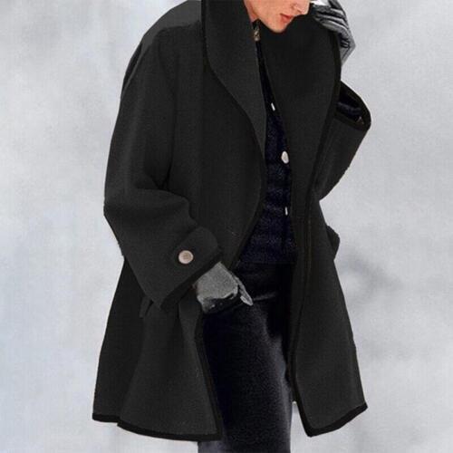 Maria | Elegant Winter Coat with Lapel Collar