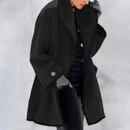 Maria | Elegant Winter Coat with Lapel Collar