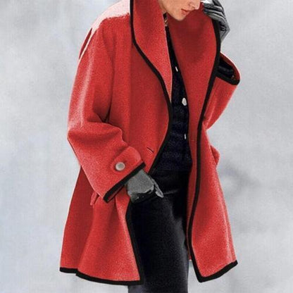 Maria | Elegant Winter Coat with Lapel Collar