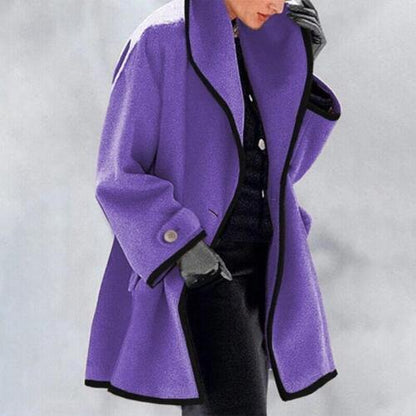Maria | Elegant Winter Coat with Lapel Collar
