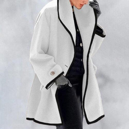 Maria | Elegant Winter Coat with Lapel Collar