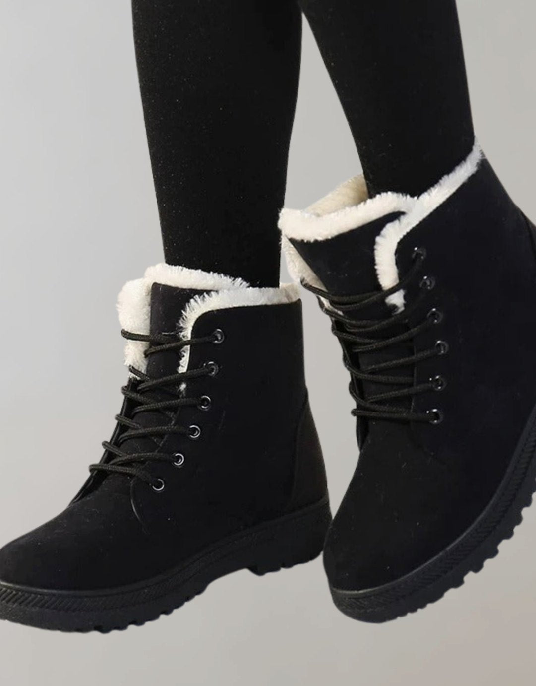 Jessica | Women's Suede Look Ankle Boots with Warm Lining