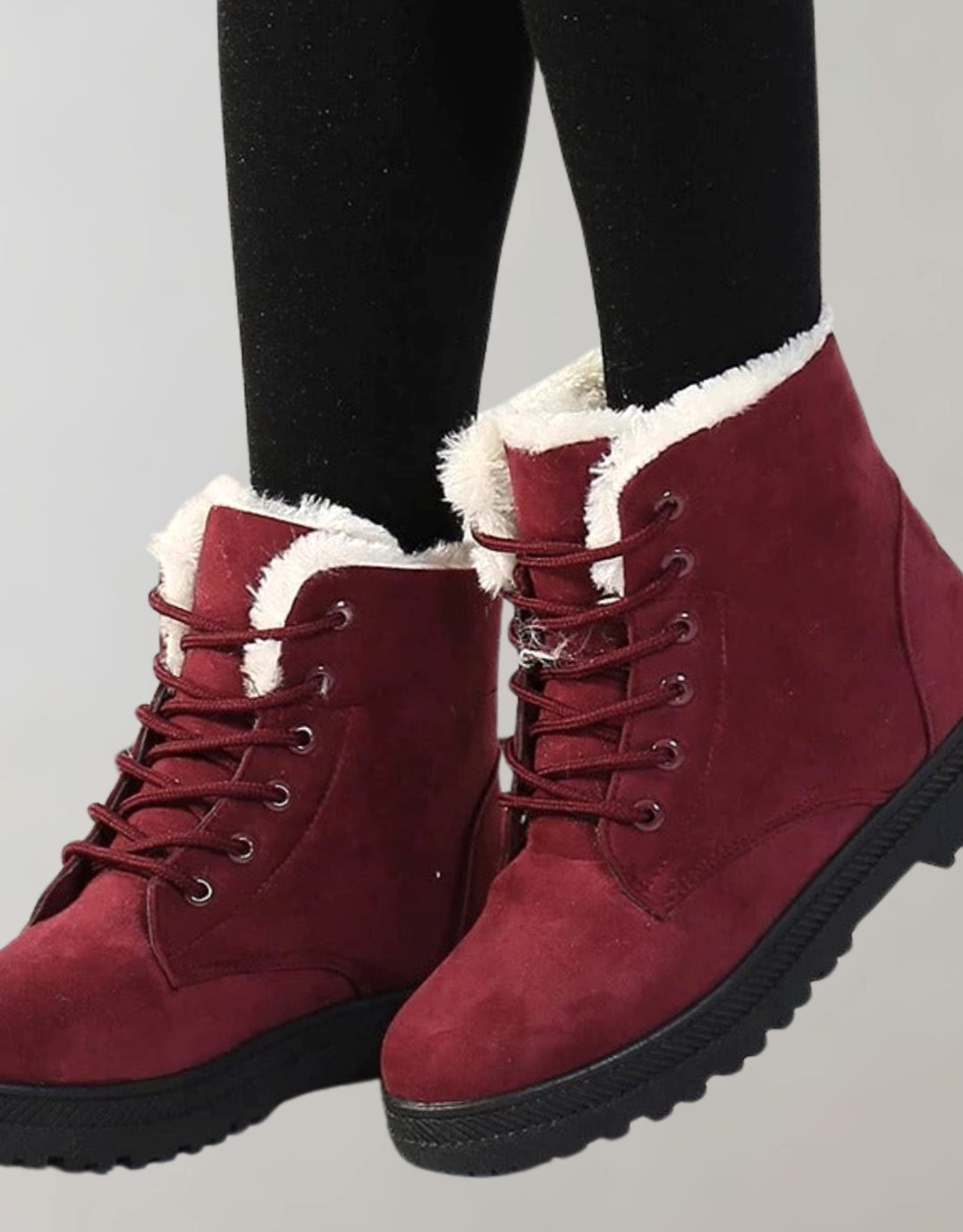 Jessica | Women's Suede Look Ankle Boots with Warm Lining