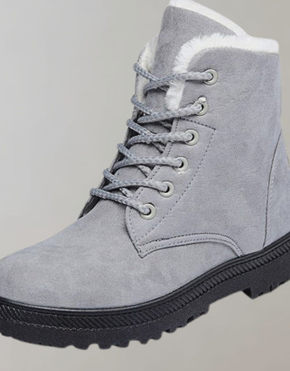 Jessica | Women's Suede Look Ankle Boots with Warm Lining