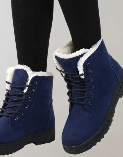 Jessica | Women's Suede Look Ankle Boots with Warm Lining