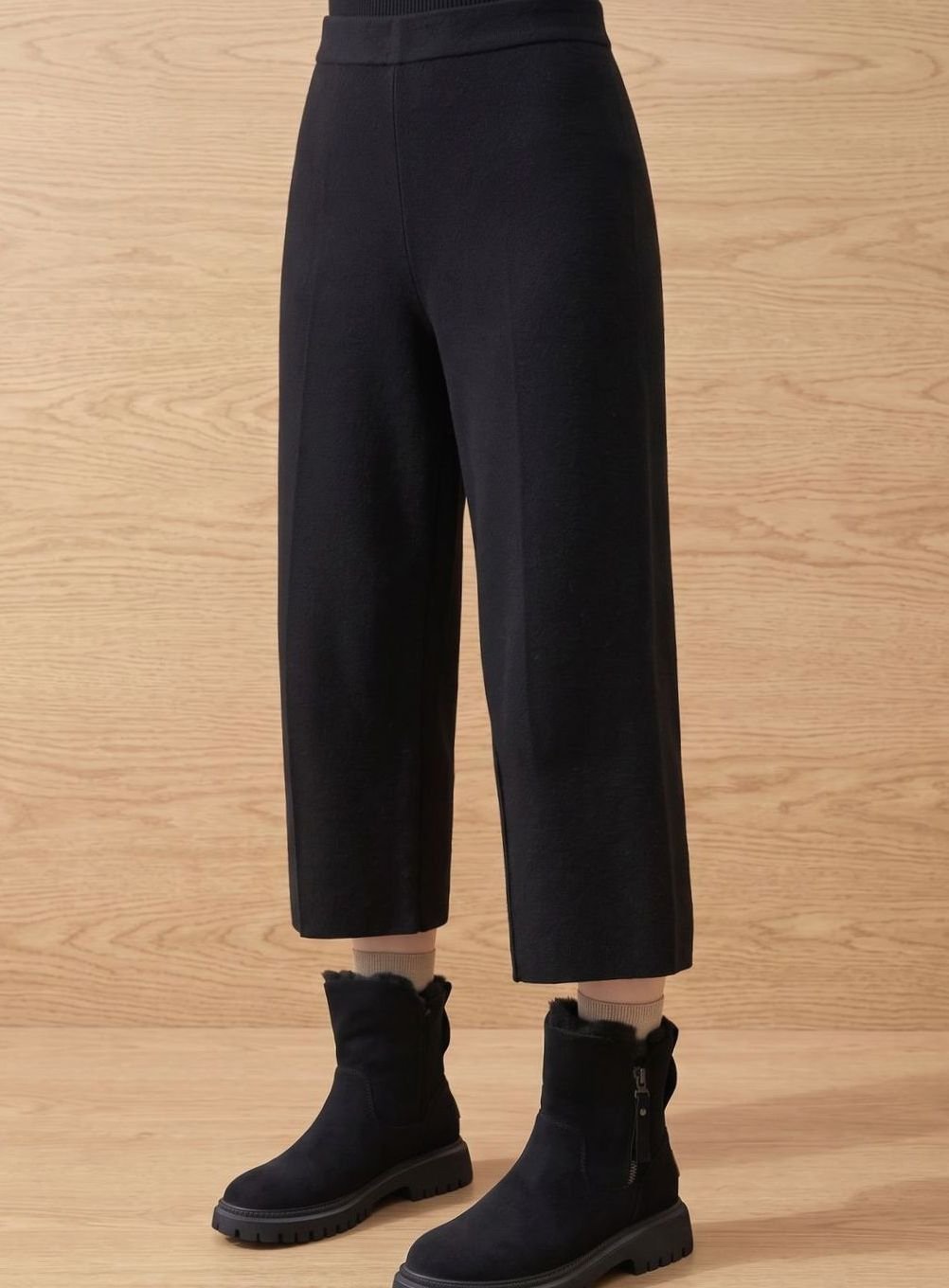 Margaret | Women's Suede Winter Boots with Fur Lining