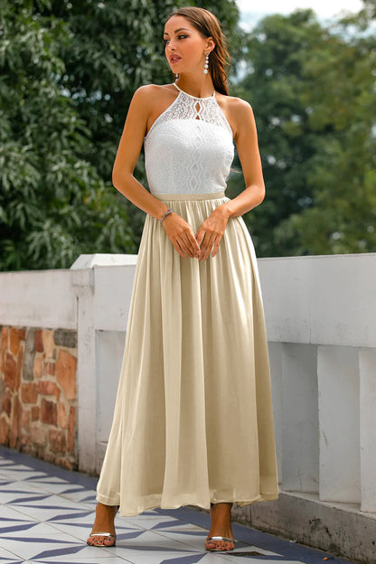 Hailey | Women’s Chic Maxi Dress With Lace And Flowing Skirt
