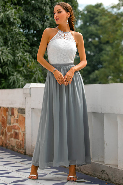 Hailey | Women’s Chic Maxi Dress With Lace And Flowing Skirt