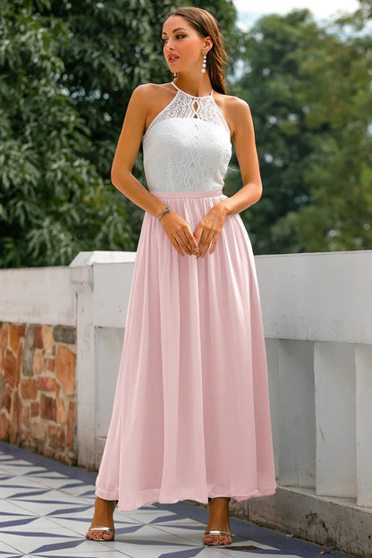 Hailey | Women’s Chic Maxi Dress With Lace And Flowing Skirt