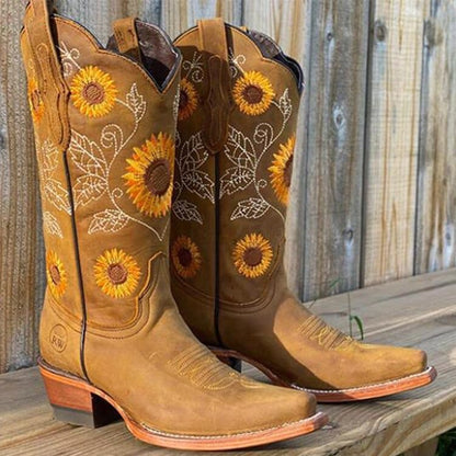 Betty | Women's Western Cowboy Boots with Wide Calf