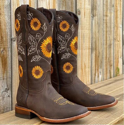 Betty | Women's Western Cowboy Boots with Wide Calf